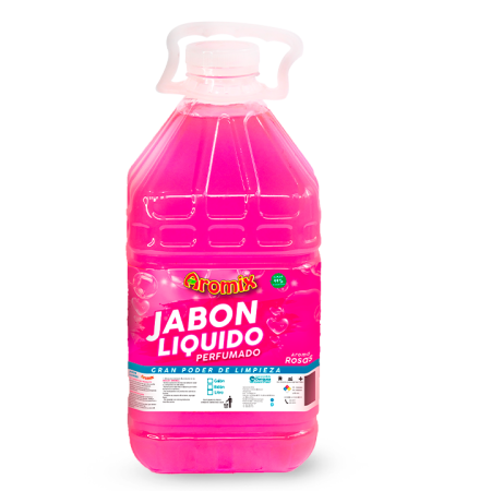JABON LIQUIDO ROSAS AROMIX GALON - 4.000 LT